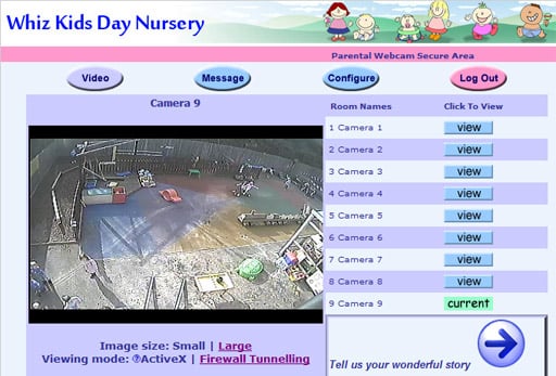 Our Webcam at Whiz Kids Day Nursery